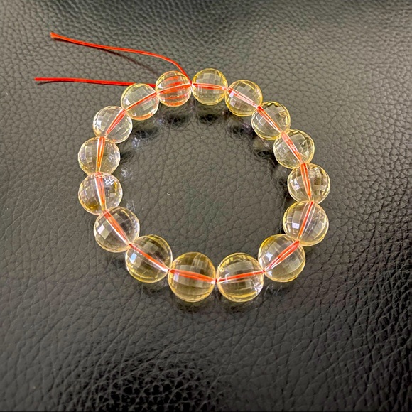 Natural faceted citrine - Picture 1 of 2